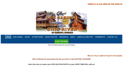 Desktop Screenshot of coluccirivercabins.com